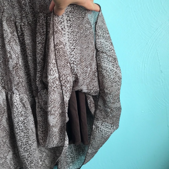 Bebe Snake Python Sheer Dress - Picture 5 of 7